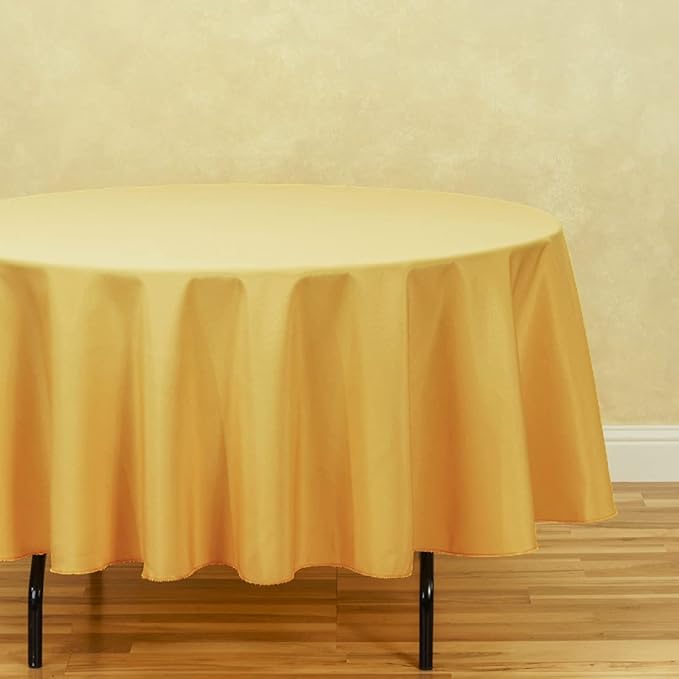 LinenTablecloth Round Polyester Tablecloth - Image 3