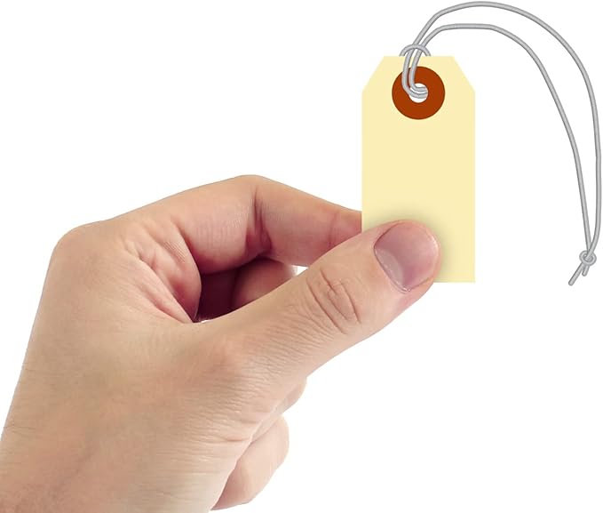SmartSign Blank Manila Shipping Tags - Image 2