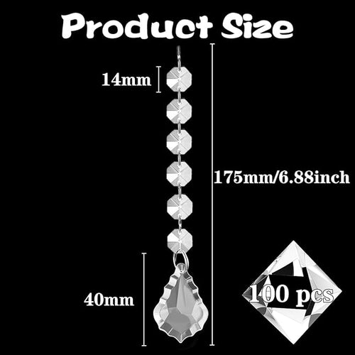 100 Pack Hanging Crystals - Image 2
