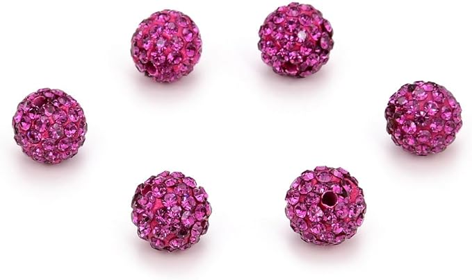 100pcs Adabele Grade A Suncatcher Crystal Rhinestone Pave Loose Beads 8mm by AdabeleLLC
