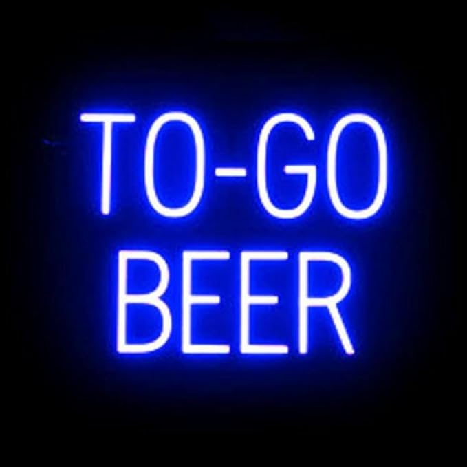SpellBrite TO-GO BEER Sign | Beer-Related Sign by SpellBrite