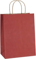 BagDream Gift Bags 8x4.25x10.5 50Pcs Red Kraft Paper Bags by BagDream