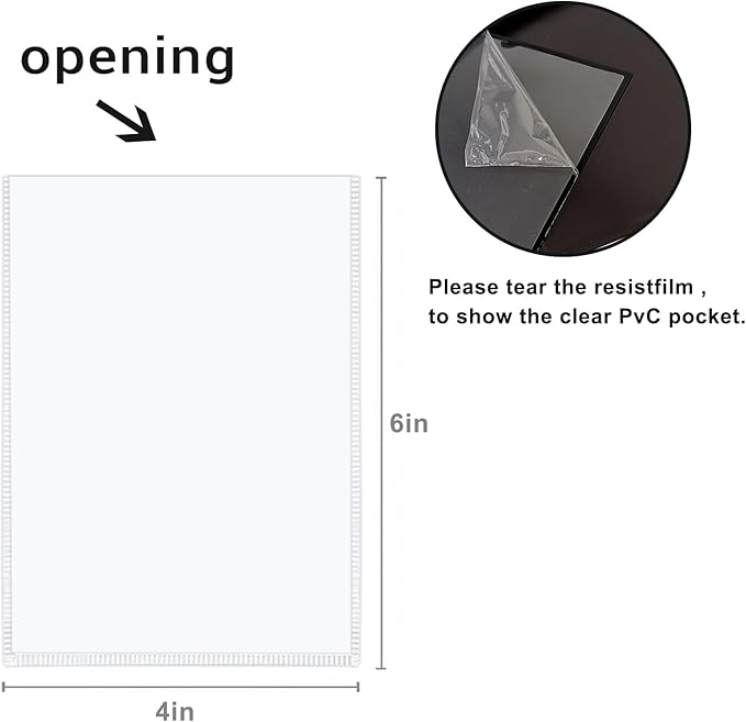 5 Pack Magnetic Picture Frames for Refrigerator, Holds 4 x 6 Inches Photos - Image 2