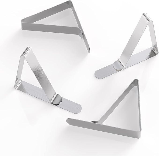 TriPole Tablecloth Clips 16 Pack Large Picnic Table Cover Clips Stainless Steel - Image 6