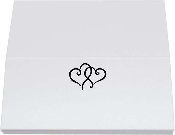 Linked Hearts Place Cards, Pre-cut and Scored - Image 5