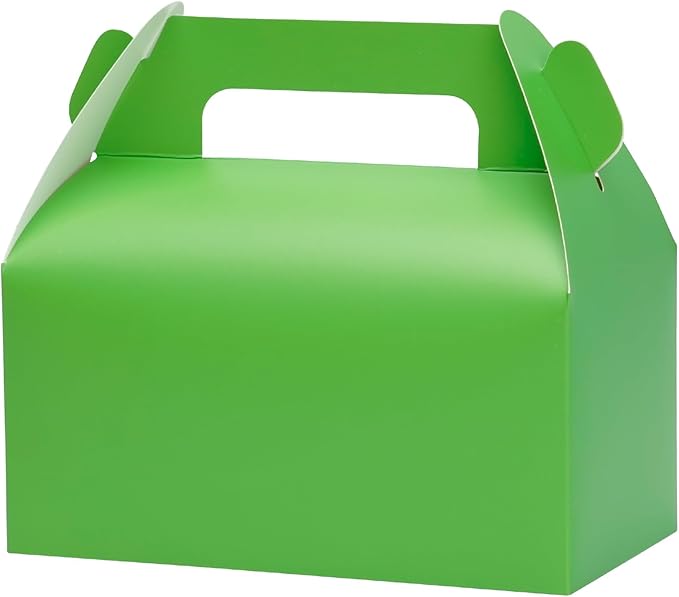 UnicoPak 30 Pack Green Gable Treat Boxes Party Favor Goodie Bag Boxes by UnicoPak