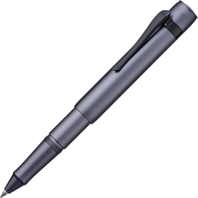 Hongdian M2 Black Forest Mini Rollerball Pen, Fine Point 0.5mm, Sleek Aluminium - Image 2