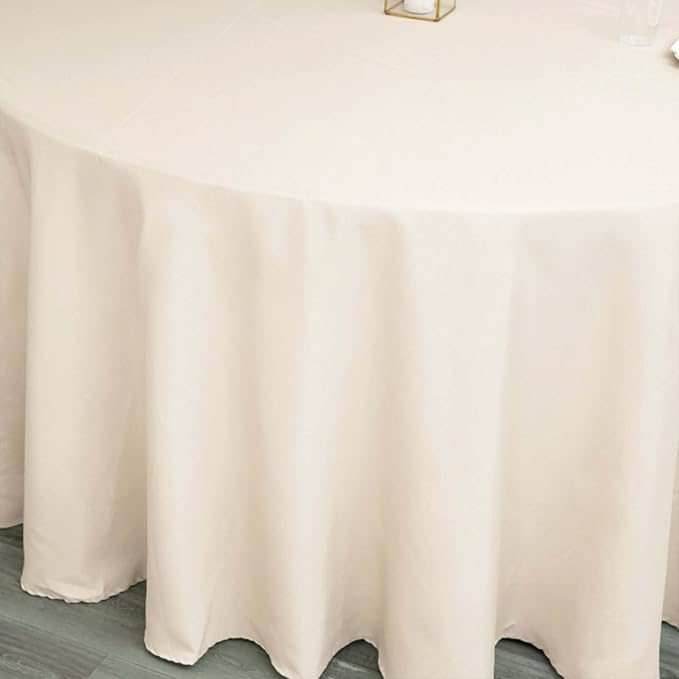 Efavormart Round Tablecloth, 120 Inch Stain & Wrinkle Resistant Washable Table - Image 9