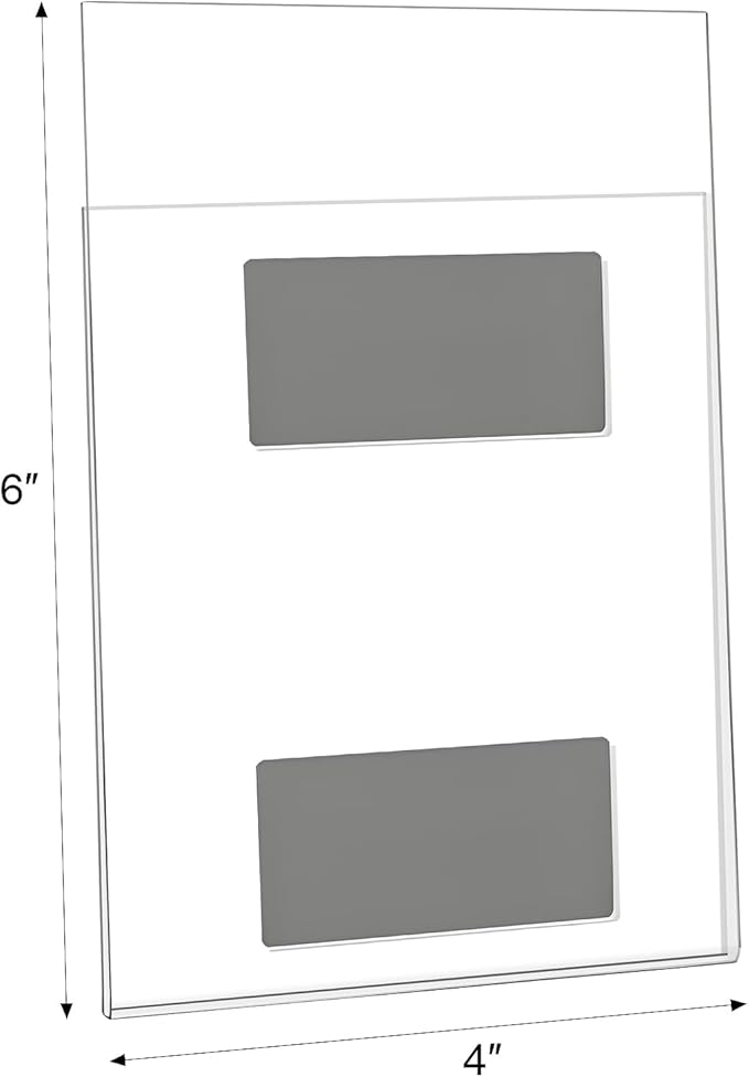 Magnetic Picture Frames for Refrigerator 4x6 Inch, Magnetic Photo Holders for - Image 2
