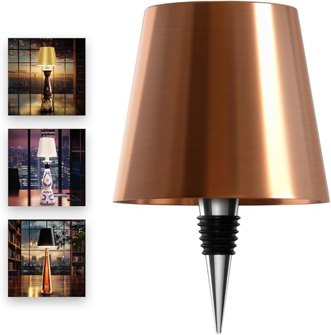 Wireless Bottle Lamp for Any Type of Bottle by PRIDOLADESIGN