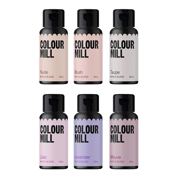 Colour Mill Bridal Pack Aqua Blend Water-Based Food Coloring, 20 Milliliters by ColourMill