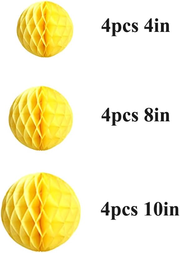 12pcs Honeycomb Balls Decorations - Image 2