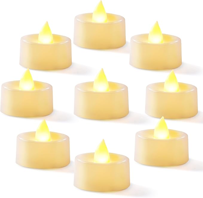 Homemory 50-Pack Flameless LED Tea Lights Candles Battery Operated, 200+Hour by Homemory