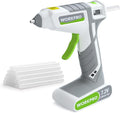 WORKPRO 7.2V Cordless Hot Melt Glue Gun, Rechargeable Fast Preheating Glue Gun by WORKPRO