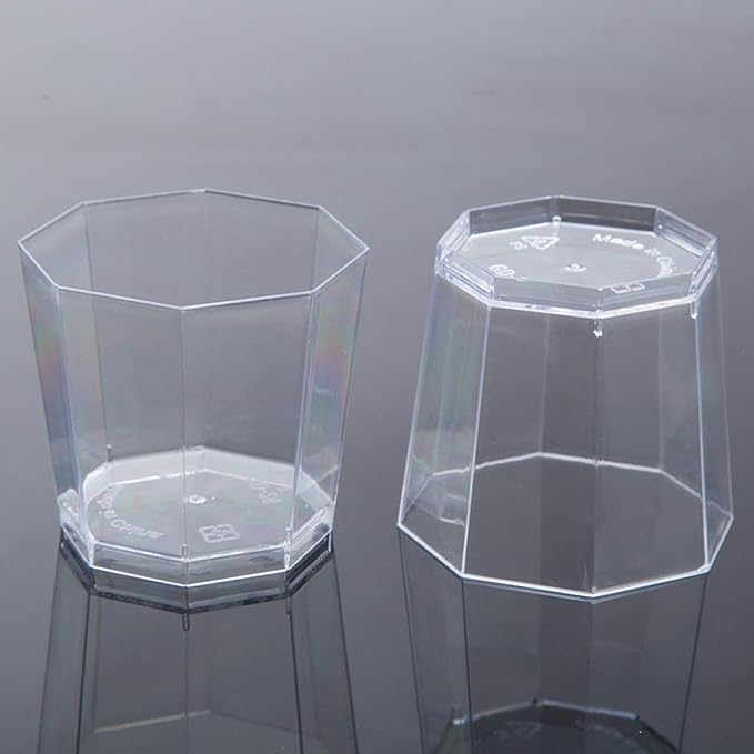 Foraineam 100 Pack 5.4 oz. Clear Plastic Dessert Cups - Image 7