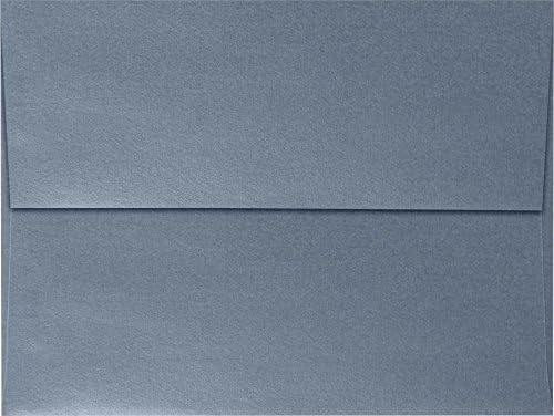 LUXPaper A7 Invitation Envelopes | Peel & Press | 5 1/4" x 7 1/4" | Anthracite by LUXPaper