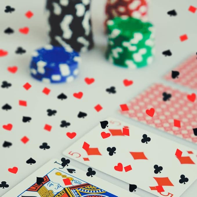 Poker Confetti Casino Sequins-Table Confetti Metallic Foil Sprinkles or DIY - Image 3