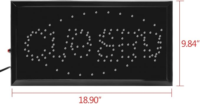 Boshen Led Open Signs Decor for Business Mart Shop Store Bar Cafe Barber ATM - Image 7