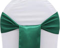 MDS Pack of 150 PCS Satin Chair Sashes Charmeuse Sateen Dining Chair Bows by MDS