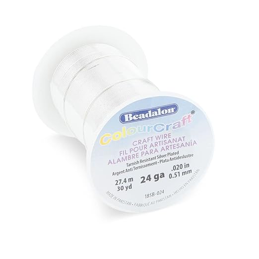 Beadalon ColourCraft Wire, 24 Gauge, 30 yd Spool - Image 2