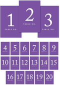 Andaz Press Table Numbers 1-20 on Perforated Paper, 4x6-inch Single Sided Sign by AndazPress