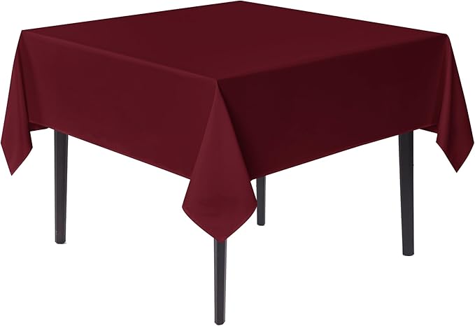 sancua Small Square Tablecloths 36x36 Inch by sancua