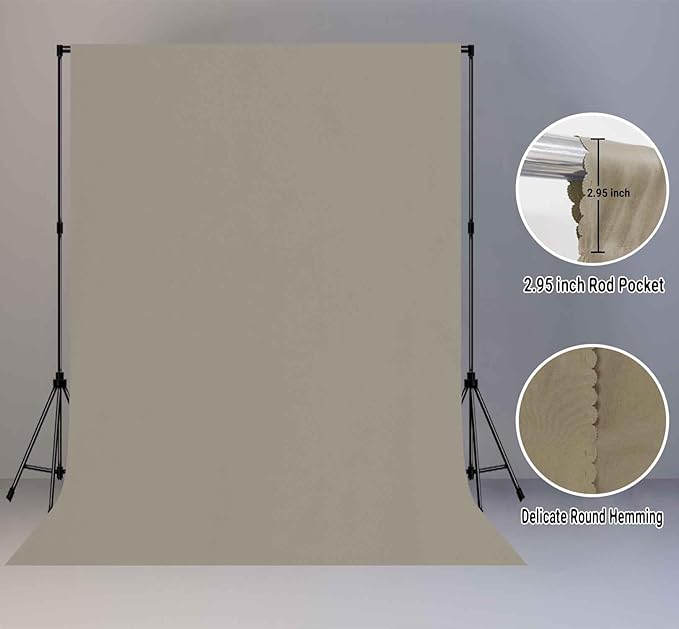 10x20FT Large Gray Screen Backdrop Photo Background, Pure Grey Color, - Image 2