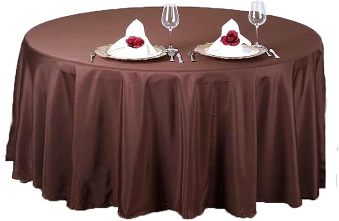 Efavormart Round Tablecloth, 108 Inch Stain & Wrinkle Resistant Washable Table - Image 7