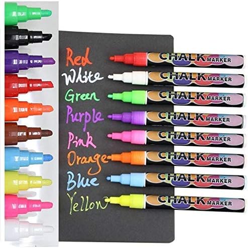 Tabletop Chalkboard Sign with Easel + 8 Brilliant Liquid Chalk Markers | Rustic - Image 2