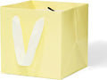 Yellow Paper Gift Bag 4 in Paper Box Small Square Bottom Kraft Paper Bags by L%C3%B3ngF%C3%A8ngCh%C3%A9ngXi%C3%A1ng
