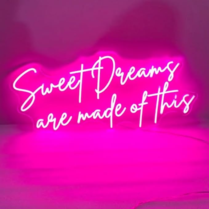 Sweet Dreams are made of this Neon Sign, Sweet Dreams Led Sign, Wall Art Sign by BELISAMA