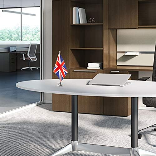 UK Flag British Flags, Small Mini British Desk Flag, Used - Image 3