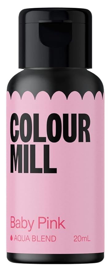Colour Mill Aqua Blend Water-Based Food Coloring, 20 Milliliters Baby Pink by ColourMill