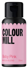 Colour Mill Aqua Blend Water-Based Food Coloring, 20 Milliliters Baby Pink by ColourMill