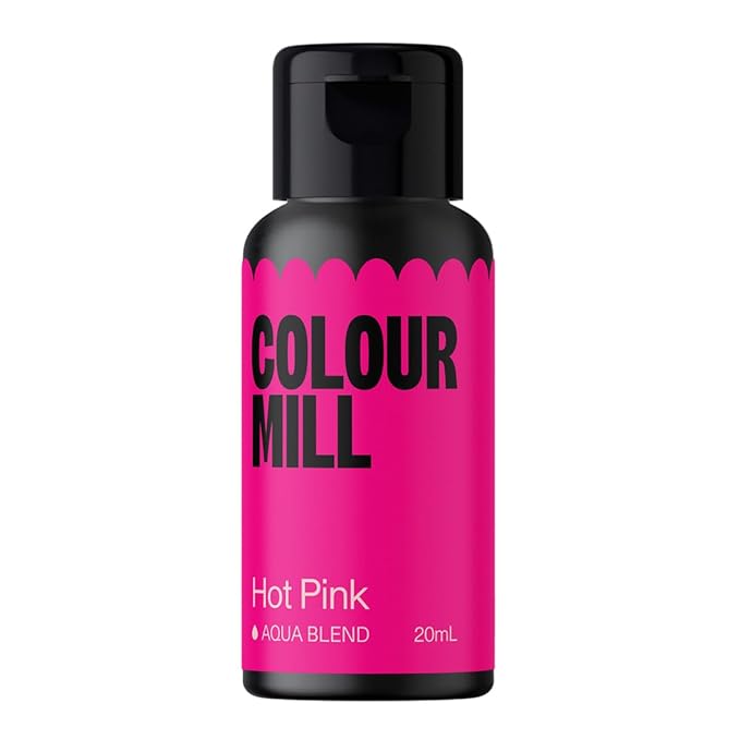 Colour Mill Aqua Blend Water-Based Food Coloring, 20 Milliliters Hot Pink by ColourMill