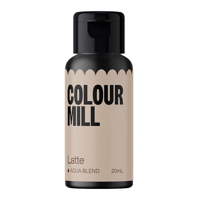 Colour Mill Aqua Blend Water-Based Food Coloring, 20 Milliliters Latte by ColourMill