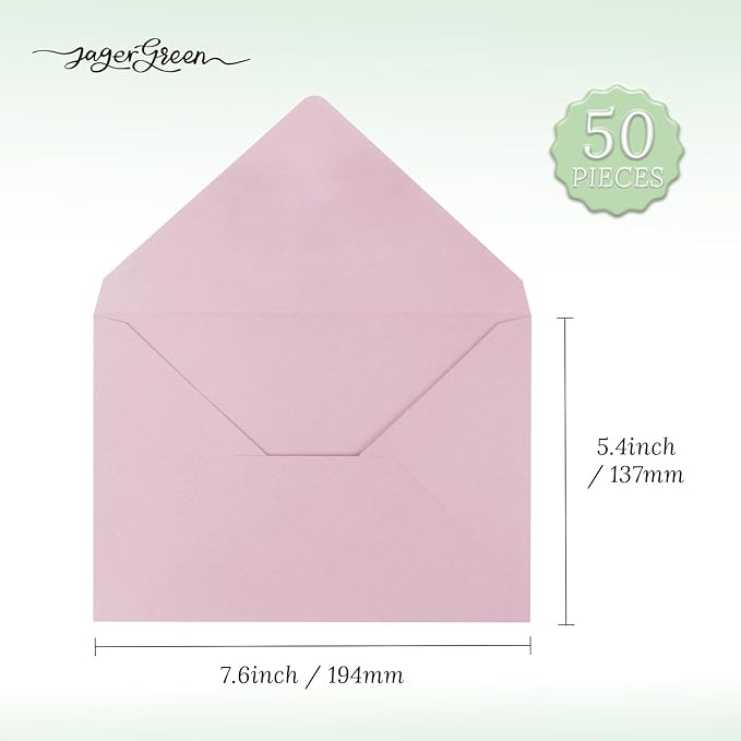 50 Pack 5x7 Envelopes Letter Size, Envelope 5.4x7.6 - Image 6