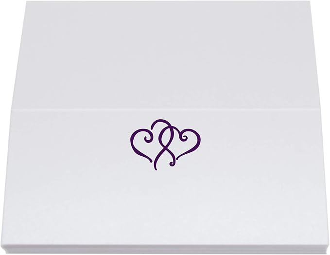 Linked Hearts Place Cards, Pre-cut and Scored - Image 5