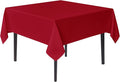 sancua Christmas Red Square Tablecloths 85x85 Inch by sancua
