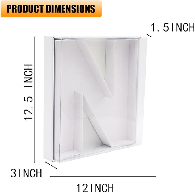 12" Fillable Cardboard Letter Charcuterie Gift Cupcake Box - Image 2