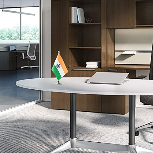 India Flag Indian Flags, Small Mini Indian Desk Flag, Used - Image 3