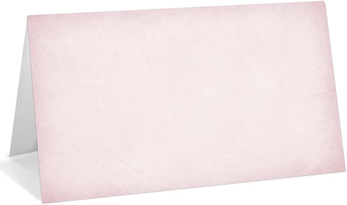 25 Pack Vintage Pink Place Cards, Editable Name Cards by WwongxianB