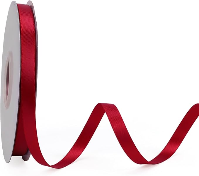 LaRibbons 3/8 Inch 25 Yard Double Faced Satin Ribbon by LaRibbons