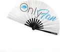 Kandies World UV Reactive Custom Festival Folding Hand Fan by KandiesWorld