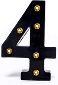 Foaky Black LED Marquee Number Lights Sign Light Up Marquee Number Lights Sign by Foaky
