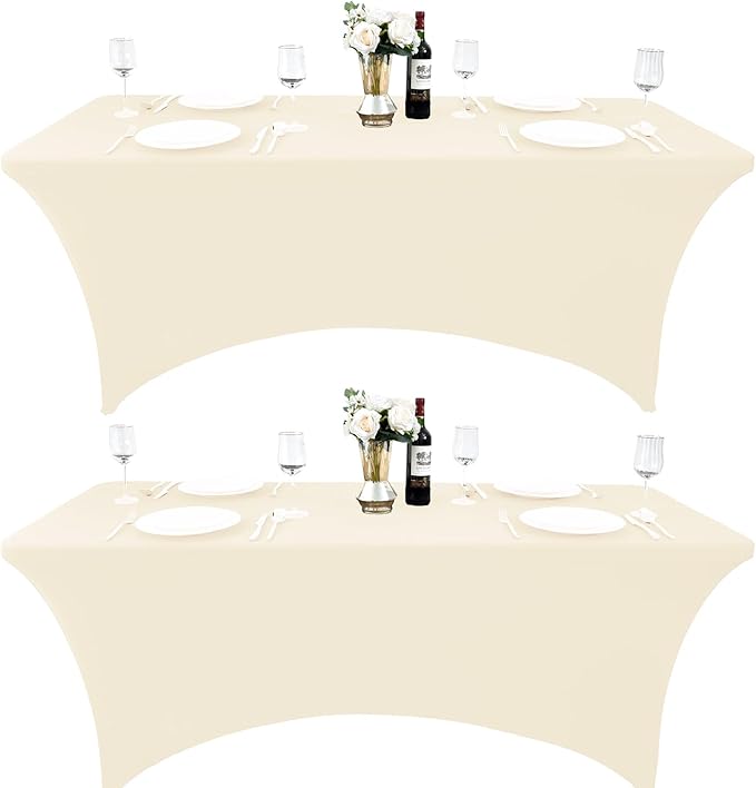 2-Pack 8ft Spandex Table Covers by Unknown