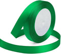 KMER LIFE Green Ribbon 5/8 Inches x 25 Yards Satin Ribbons Perfect by KMERLIFE