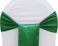 MDS Pack of 150 PCS Satin Chair Sashes Charmeuse Sateen Dining Chair Bows by MDS