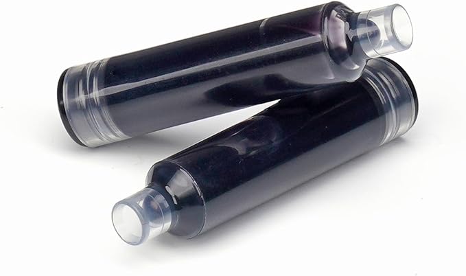WRITECH Black Ink Cartridge Set: 16 Ink Cartridges Clictek Fountain Pens - Image 5