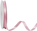 LaRibbons 3/8 Inch 50 Yard Double Faced Satin Ribbon, Rose Pink Small Satin by LaRibbons